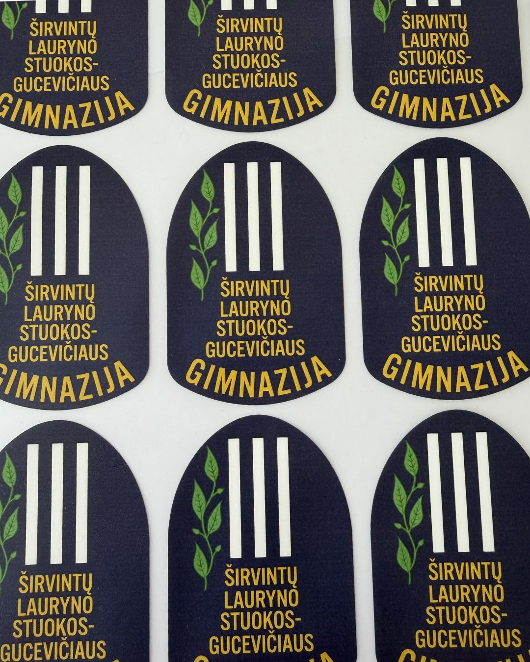 Širvintų Lauryno Stuokos-Gucevičiaus gimnazijos emblema