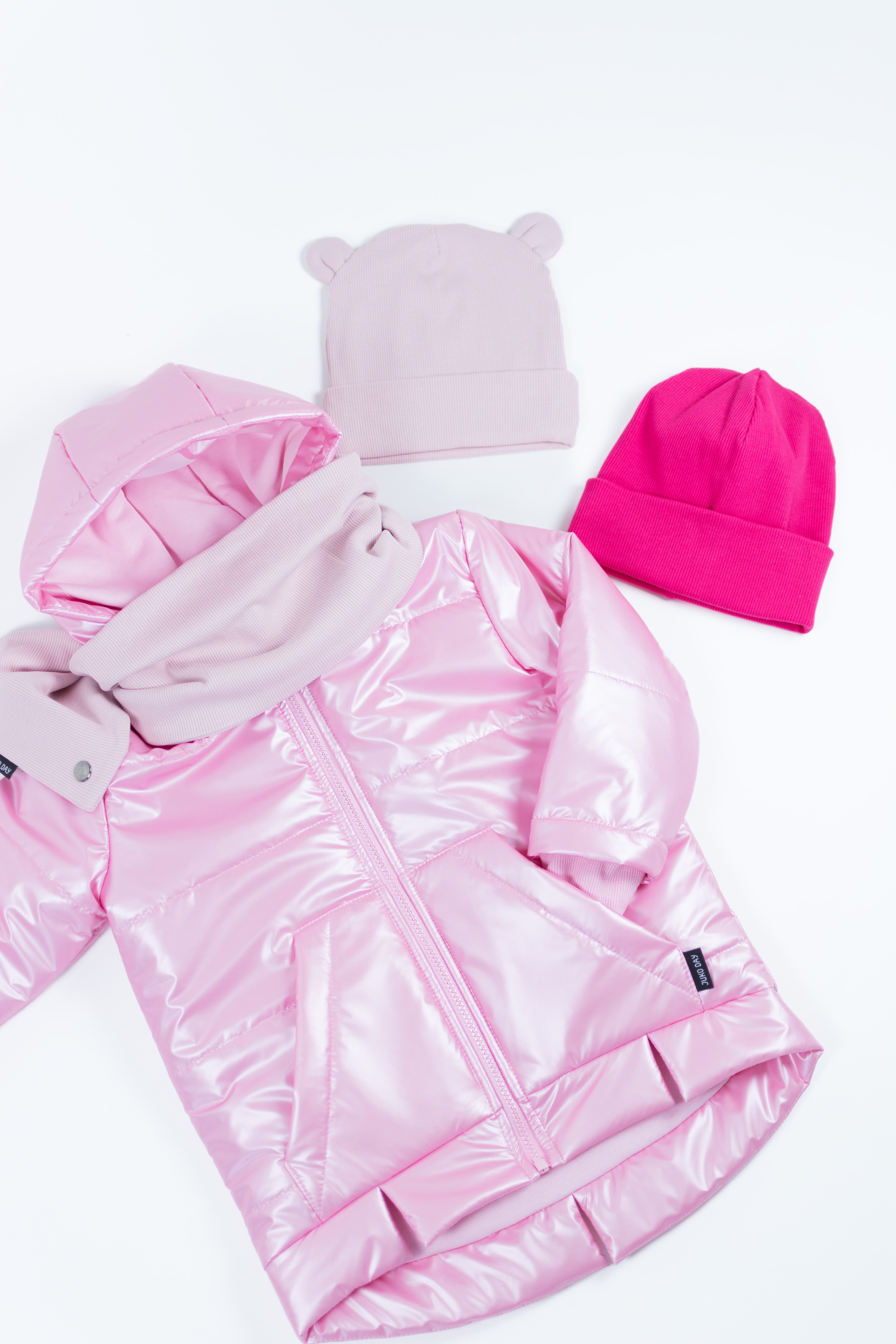 Rudeninė - pavasarinė vaikiška striukė "Baby pink spalvos"