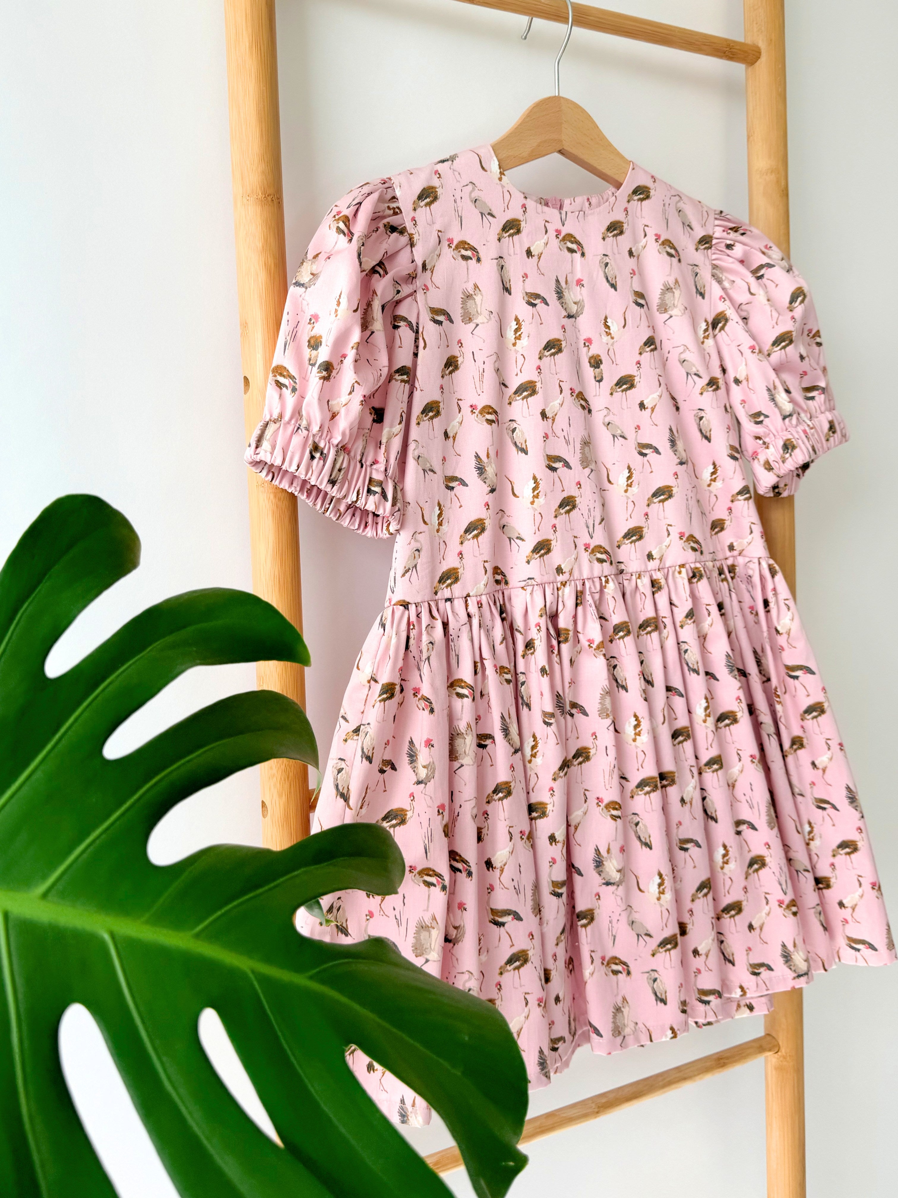 Vaikiška vasarinė suknelė "Pink summer"