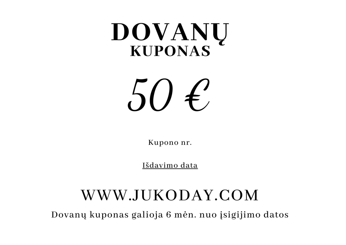 Dovanų kuponas (fizinis)