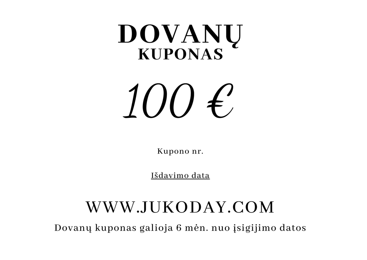 Dovanų kuponas (fizinis)