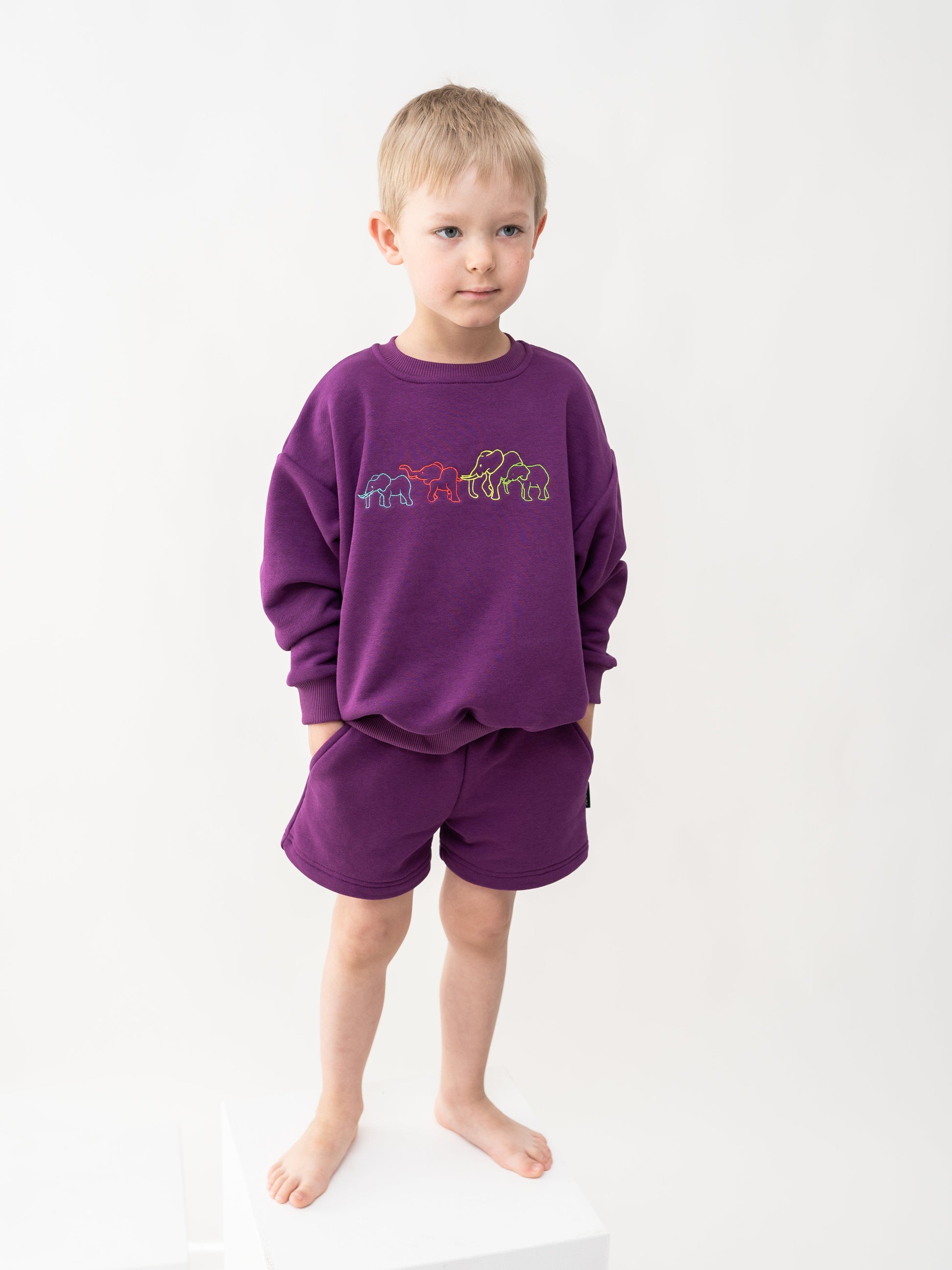 Vaikiškas laisvalaikio megztinis "Sugar plum"