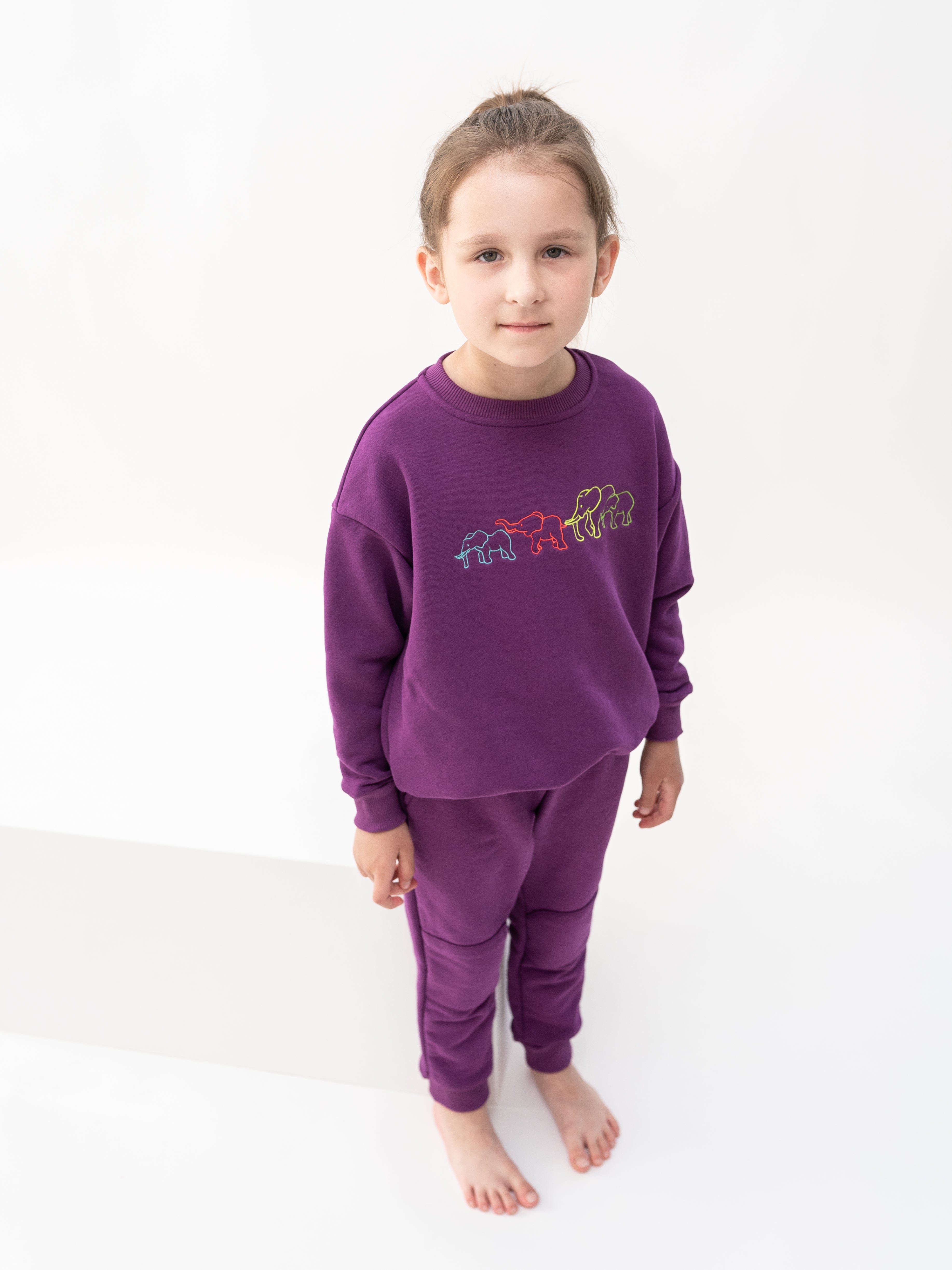 Vaikiškas laisvalaikio megztinis "Sugar plum"