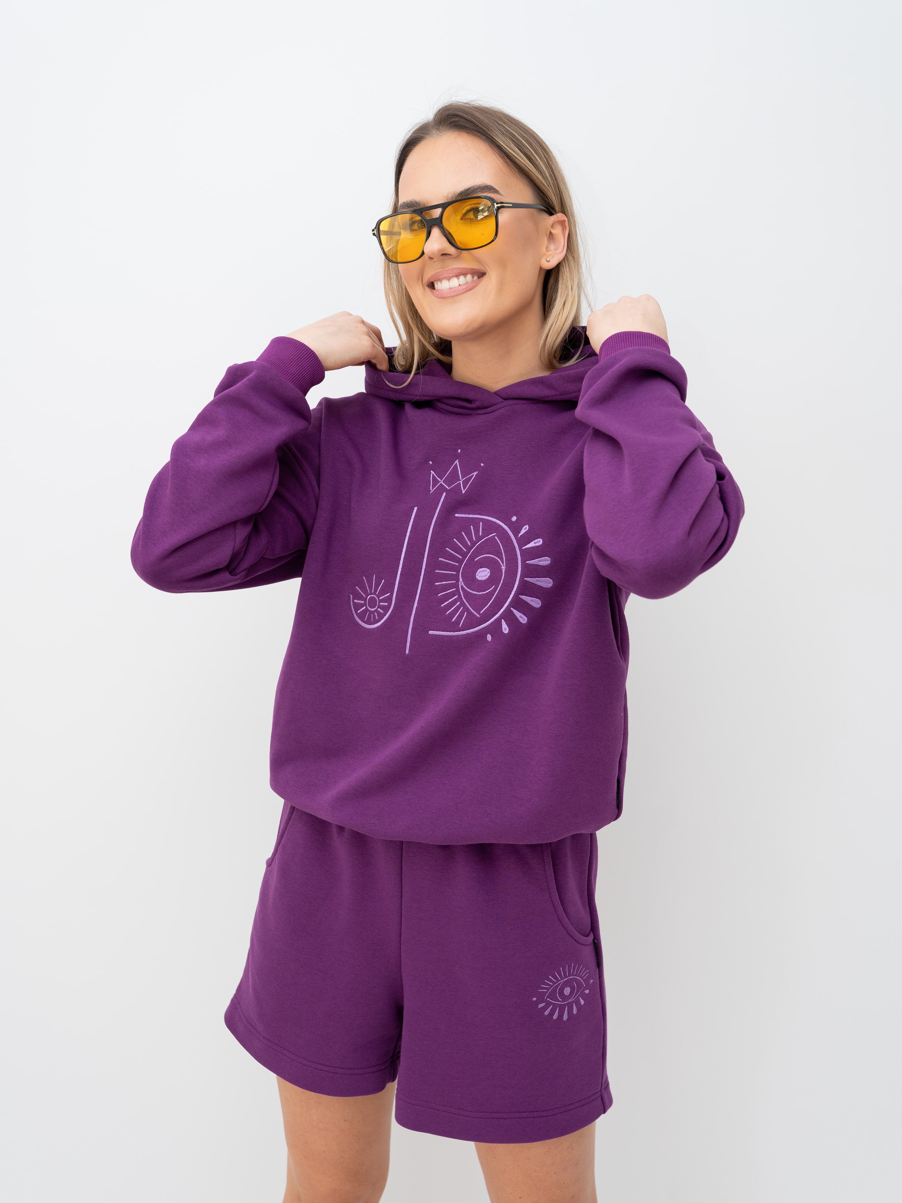 Laisvalaikio šortai moterims "Sugar plum"